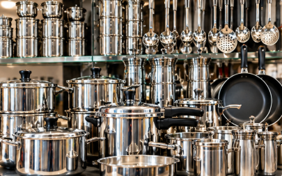 Kitchen cookware and utensils